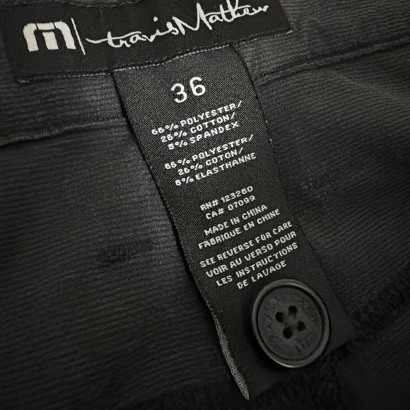 Men's Travis Mathew Dark Gray Golf Athleisure 36x31 Pants Stretch Performance - Picture 7 of 10